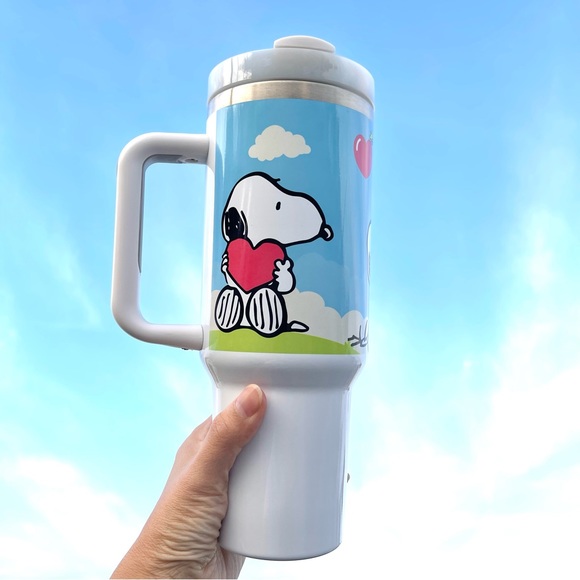 Peanuts Snoopy friends Brand new 40 oz double wall stainless tumbler. - Picture 4 of 7